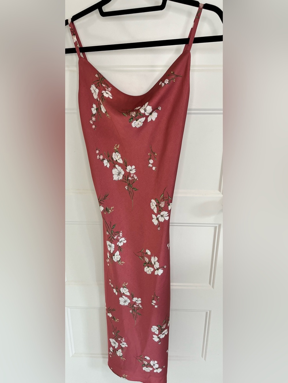 Inspired Hearts Dusty Rose Floral Slip Dress - Picture 12 of 12